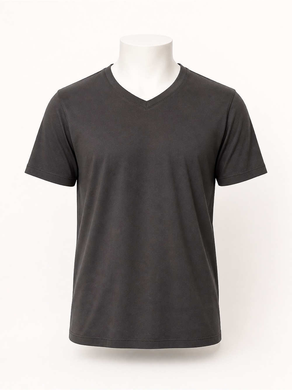 32 Degrees V-Neck Short Sleeve Gray Size XL EUC
